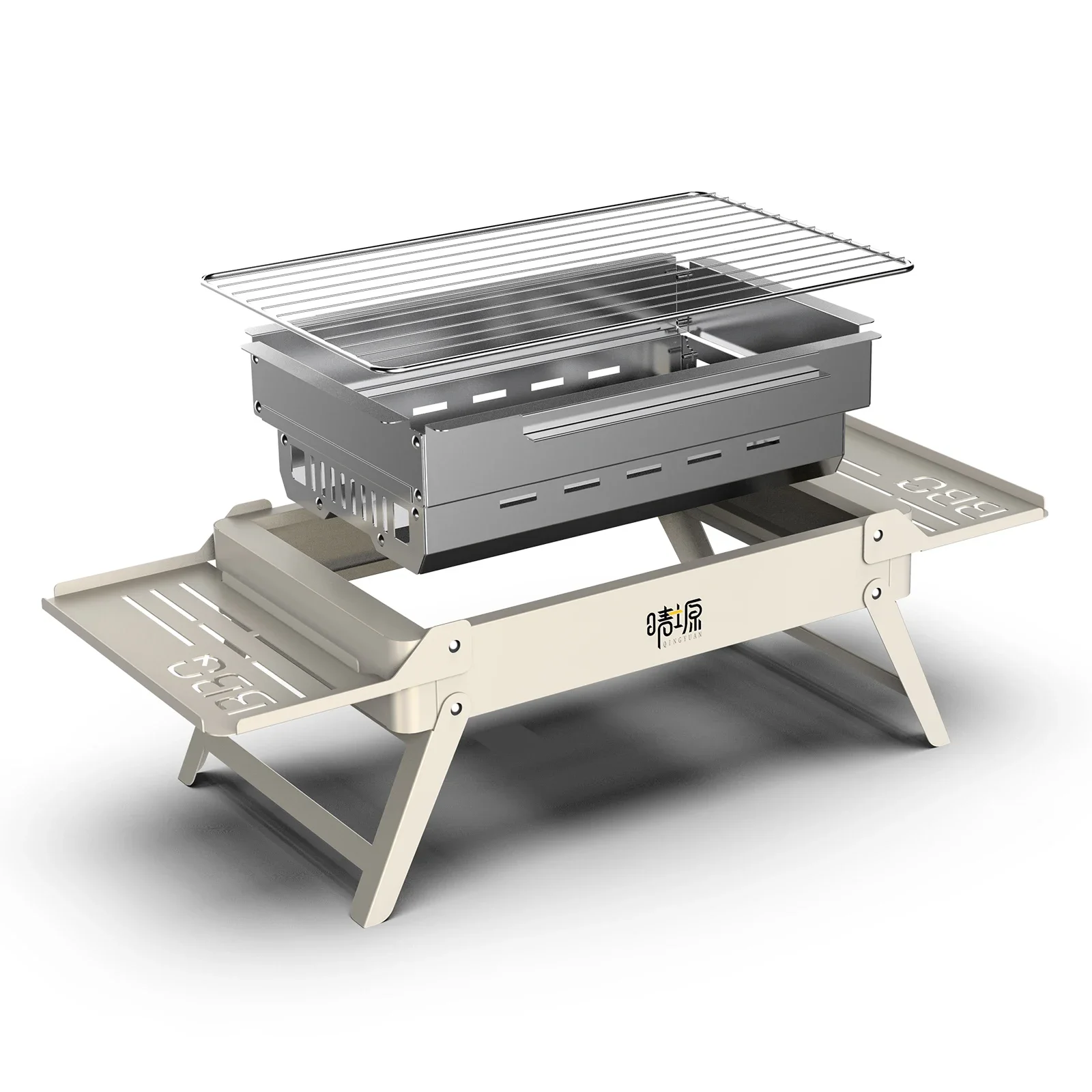 

Mini Stove Folding Detachable Camping Grill Portable Barbecue Cookstove Durable Foldable BBQ Grill Rack Outdoor Cookware