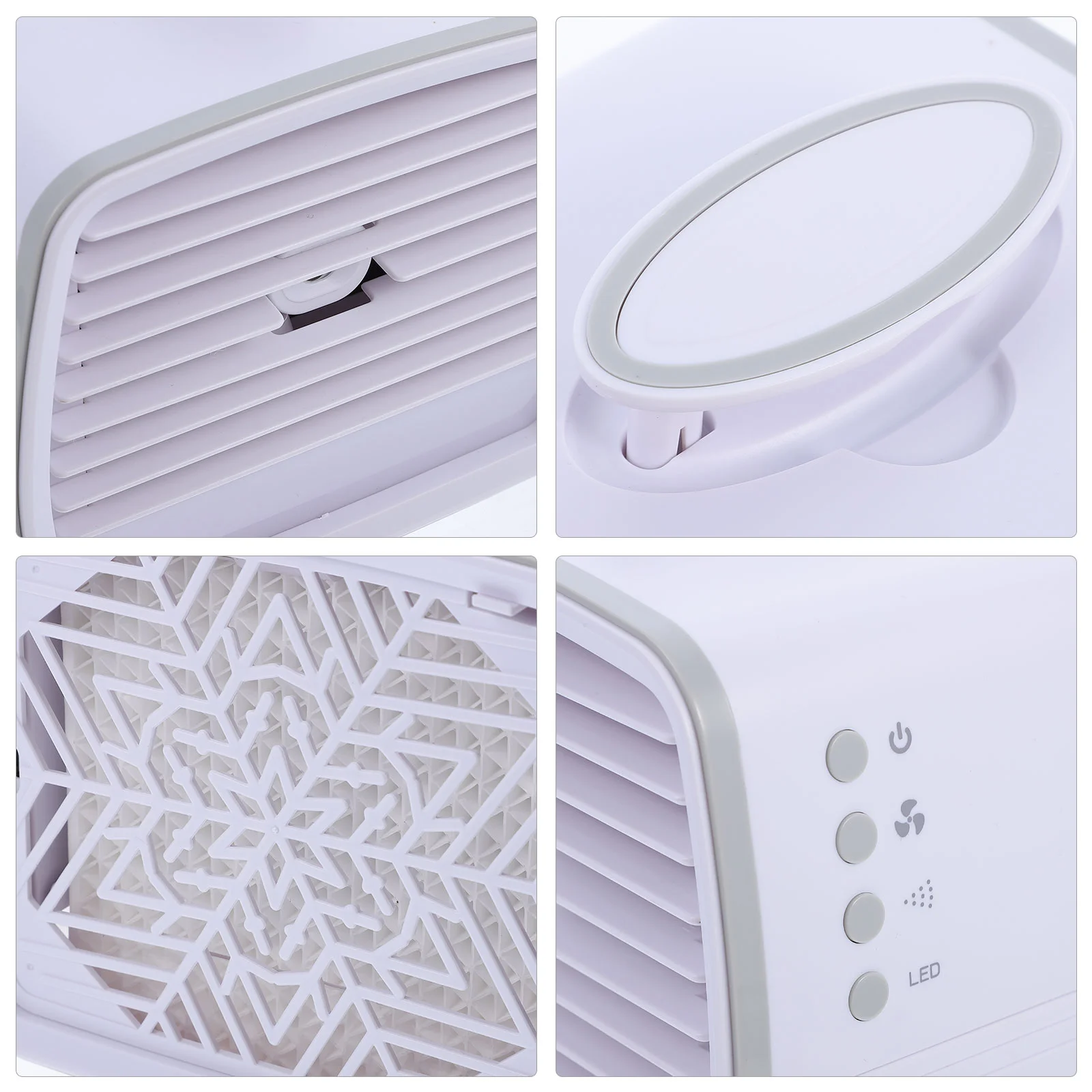 Mini Air Cooler Fan USB Cooling Conditioner White Electronic Component Humidifiers for Home