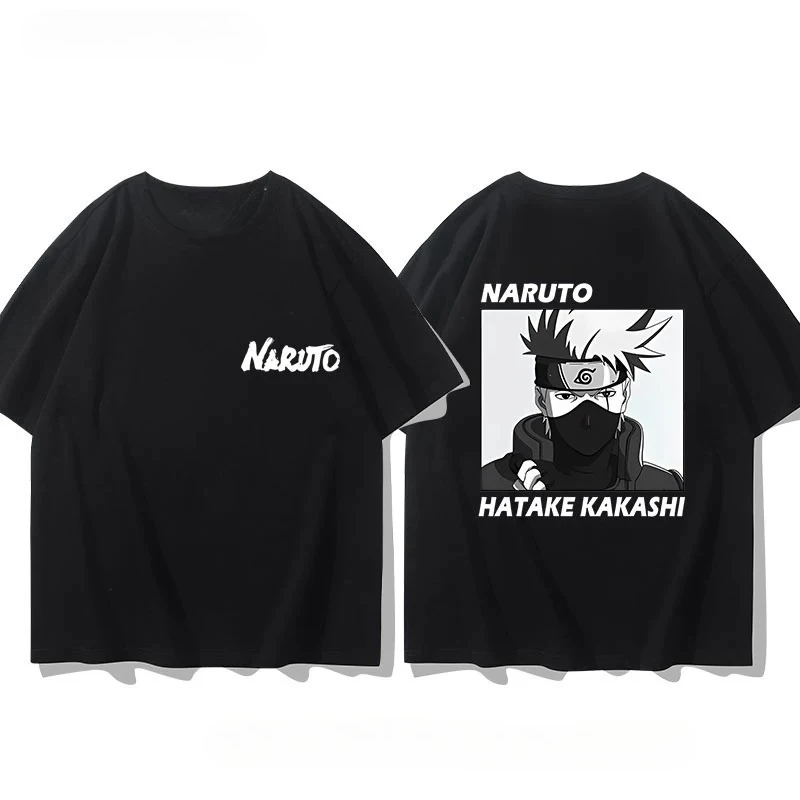 Premium Naruto Uzumaki Graphic Print Men's T-Shirt - 100% Cotton Luxury Designer Summer Tee