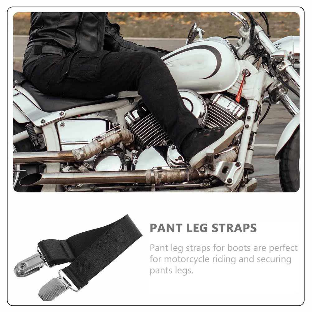 5 Pcs Boot Clips and Trouser Leg Extender Strap Ski Straps Women Pant Cuff Bike Bicycle Elastic Blousing Ankle