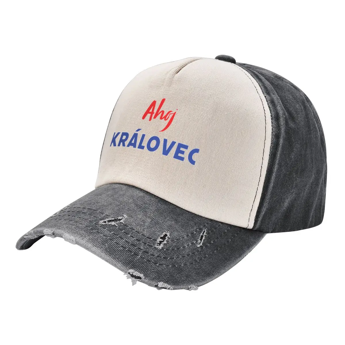 

Ahoj Královec - Funny Czech Královeck kraj Baseball Cap New In The Hat western Hat Dropshipping Men Golf Wear Women's