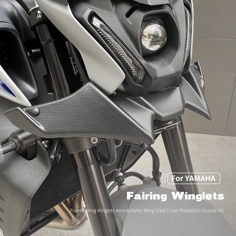 Motorcycle Accessories Motorcycle Fairing Motorcycle Winglet MK For YAMAHA MT-09 MT09-Front Fairing Winglets Aerodynamic Wing Shell Cover Protection Guards Kit