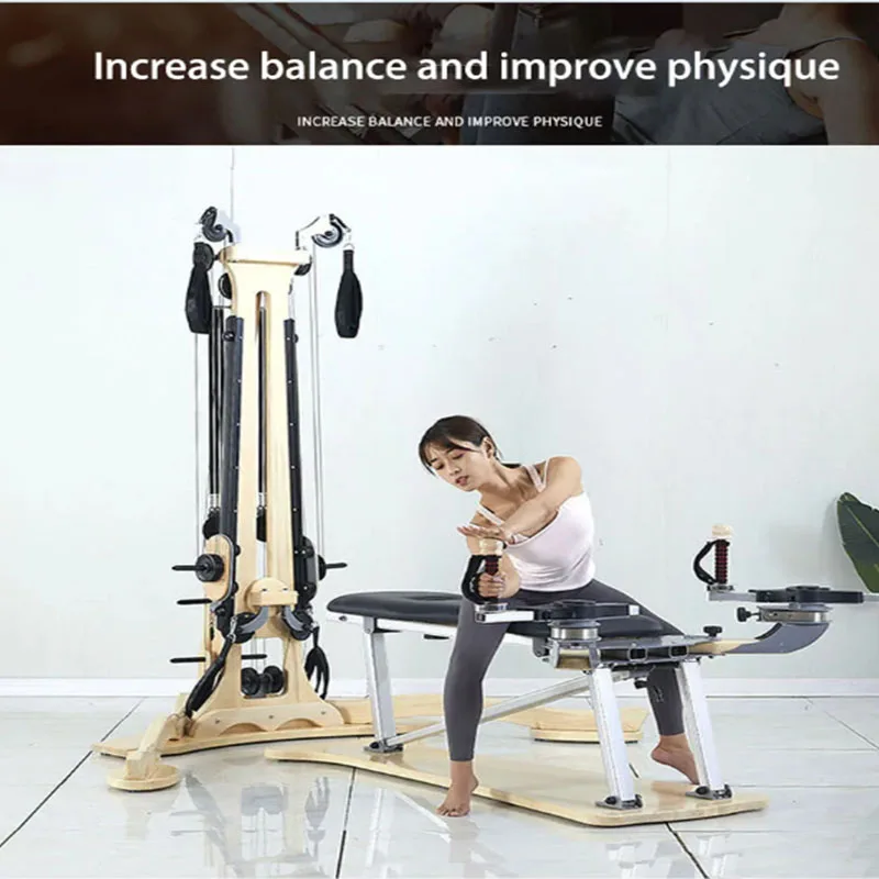 

Pilates yoga fitness equipment pulley tower combination indoor exercise yoga studio, commercial, family general purpose