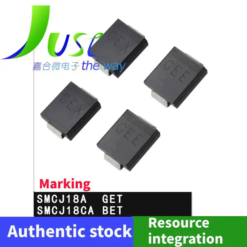 Chip mounted TVS transient suppression diode SMC DO-214AB SMCJ180A 200 220 300 400CA bidirectional/unidirectional