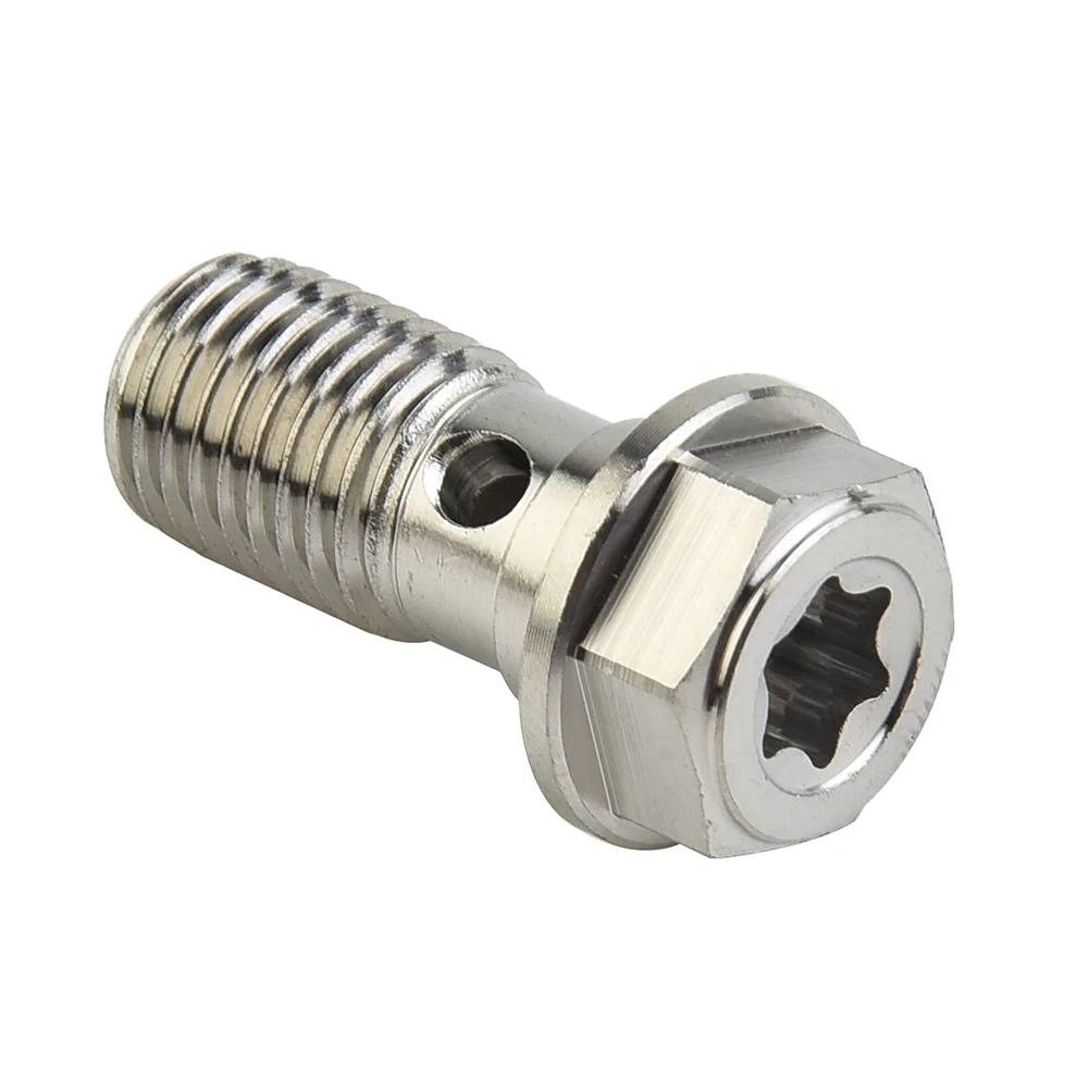 

100% новый Банджо Болт 1 шт. для YMH титановый одиночный банджо болт Однолинейный гидравлический титановый сплав