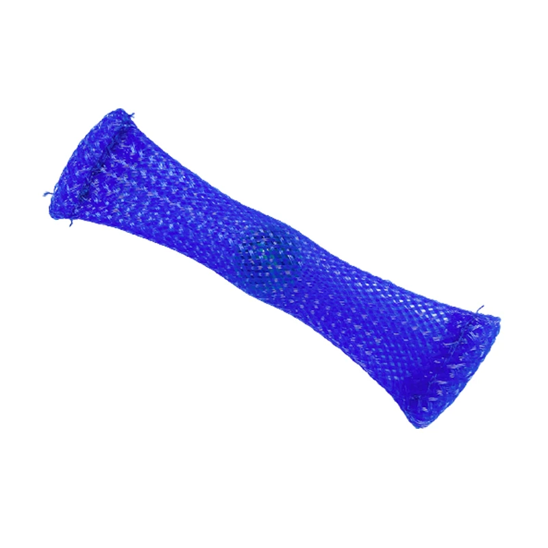 Color Woven Net Tube Toys Using Glass Ball Decompression Soft