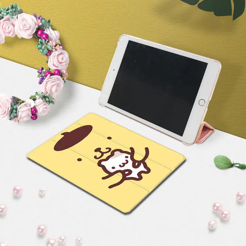para Ipad ar Case 2023 Ipad 10.2 9th 8th Geração Case dos Desenhos Animados Pom Pom Purin Ipad Pro11 Case 2023 Mini 10.5 Air2 9.7 Capa - Imagem 5