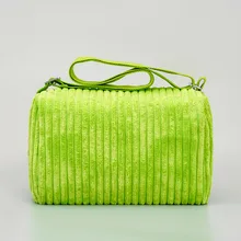 

Corduroy Casual Striped Shoulder Bags for Women Square Work Large Ladies Purses and Handbags Candy Simple Fashion Female Clutch