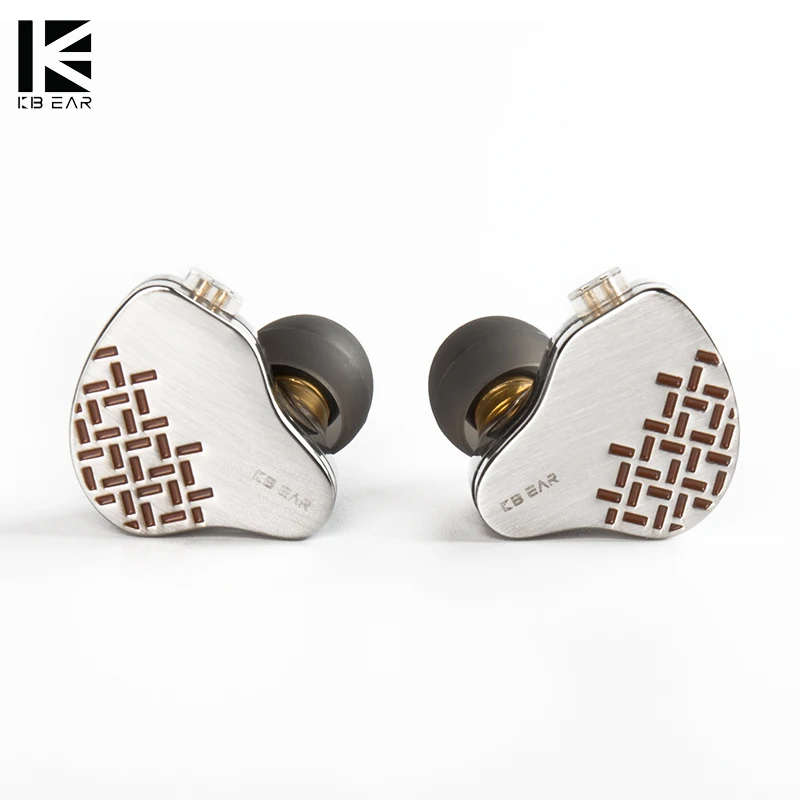 Kbear-rosefinch Hifi In-ear Headphone Cabo de Áudio Destacável Ofc Fone de Ouvido com Fio Monitor Dynamic Music Headconjunto Lark Earbuds Iems