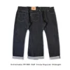 Red Tornado 1960s Model Selvedge Black Jeans 601B Designer Denim Pants Straight Leg 5