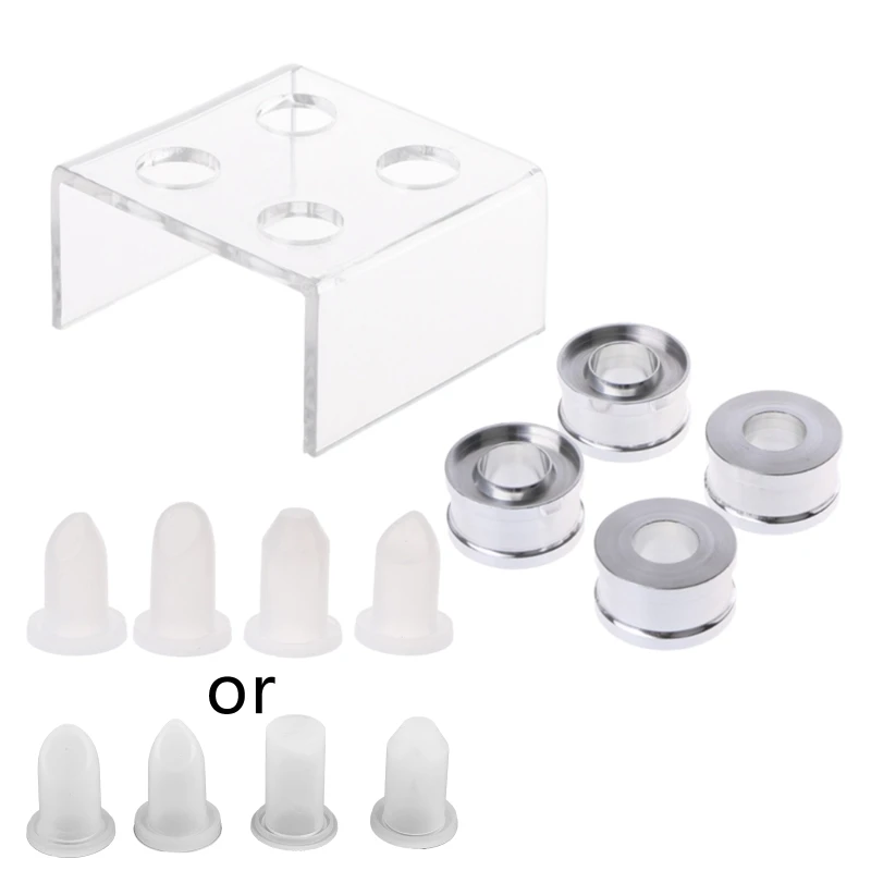 

9 PCS Silicone Lipstick Mold Kits Simple Lip Gloss Balm Fill Maker Molding Tools