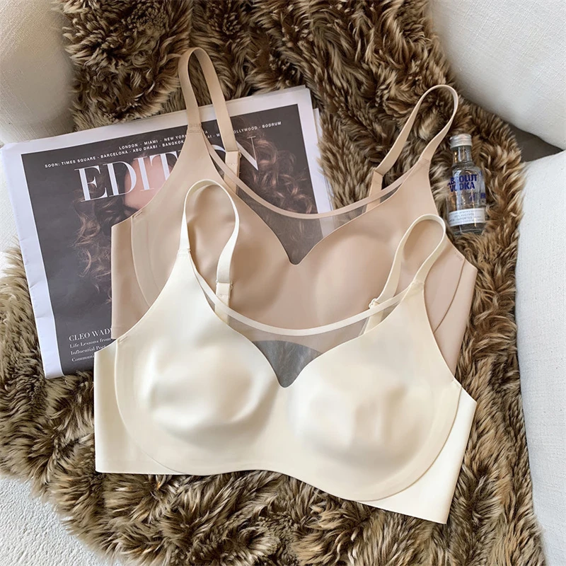 

Нижнее белье женское без стального кольца, тонкая форма с внешним расширительным слоем, спортивный пикантный бюстгальтер с защитой от провисания, с небольшим обхватом груди