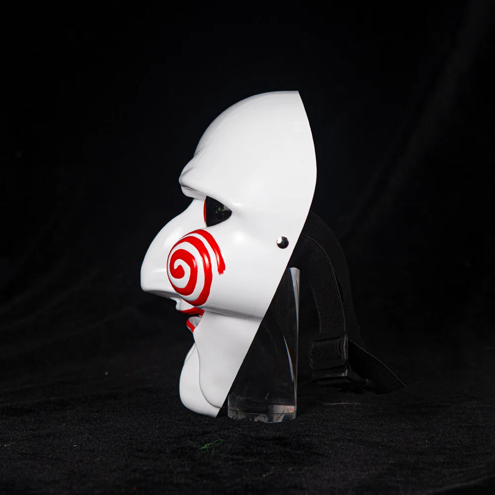 Chainsaw-Themed PVC Horror Mask for Halloween and Cosplay Events