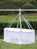 4 Layer Drying Net Herbs with Zips Fish Hanging Basket Folding Anti-Fly Fine-Grained Grid Drying for Fish/Vegetables/Fruit/Herbs 4