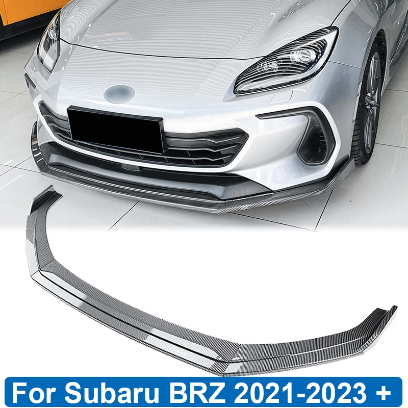 

Front Bumper Lip Spoiler Splitter Diffuser Body Kit Guard Protector For Subaru BRZ 2021 2022 2023 UP Car Tuning Accessories