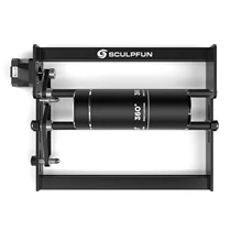 

SCULPFUN Laser Rotary Roller Engraver Y-axis with 360°Rotating for Engraving Cylindrical Objects Cans