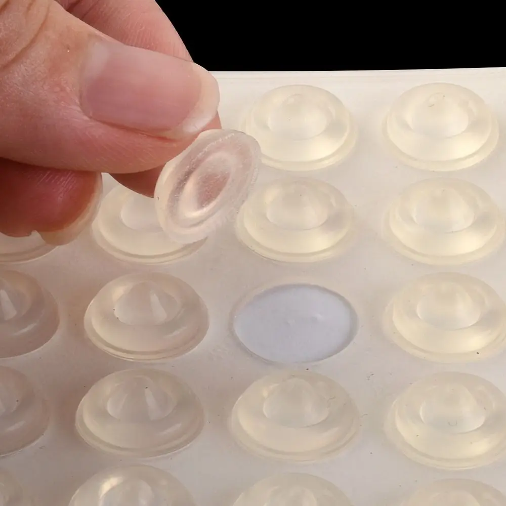 Anti-collision Particle Silicone Pads Door Cabinet Toilet Drawer Bumper Rubber er Cushion Furnitures Bumper Protective Pads
