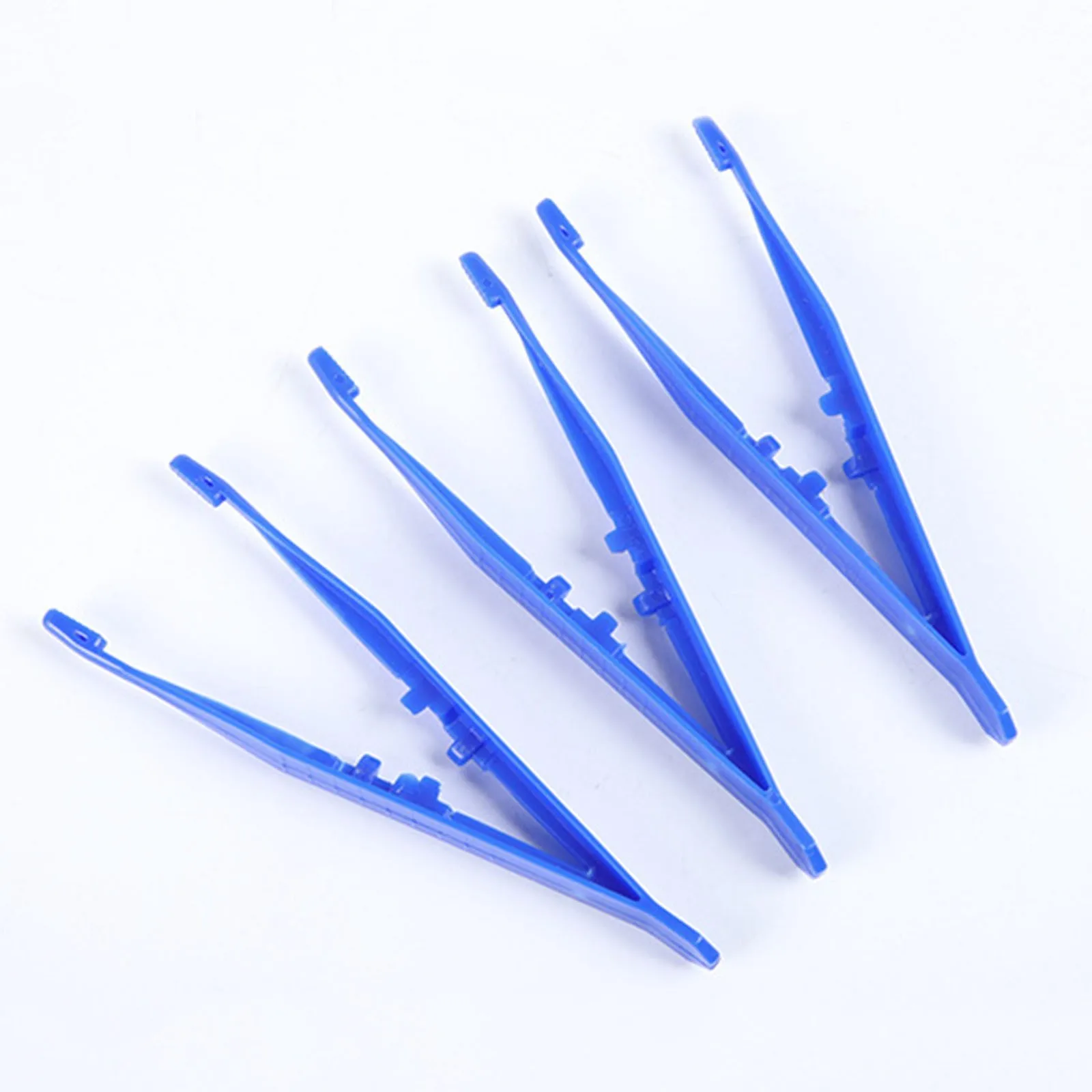 1/10pcs Plastic Tweezer Tool Medical Beads Disposable Tweezers For Crafts DIY Jewelry Making