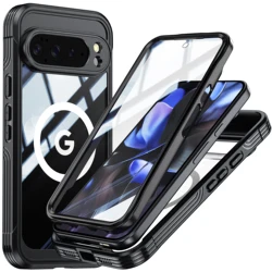 Ultra - Thin Transparent Magnetic Phone Case, Drop - Resistant and Scratch - Resistant - Google Pixel 10 Pro (Black)