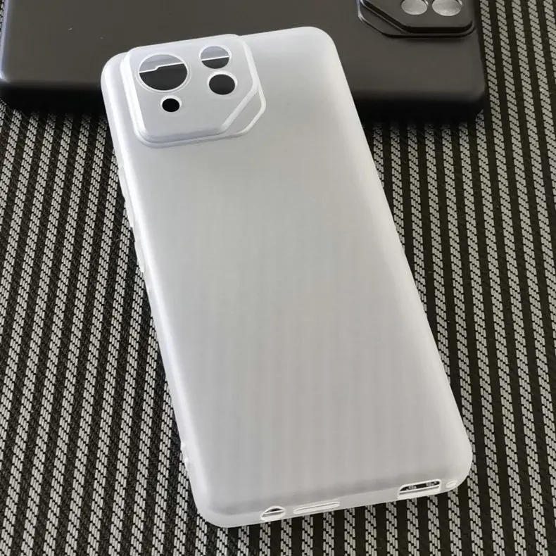 Matte Frosted Silicone Protective Phone Case - Soft TPU Back Cover