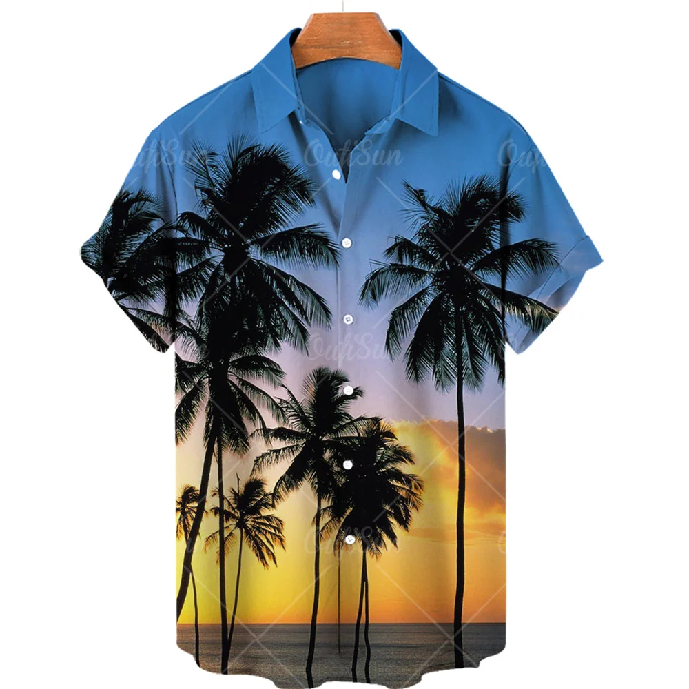 mens shirts with palm trees