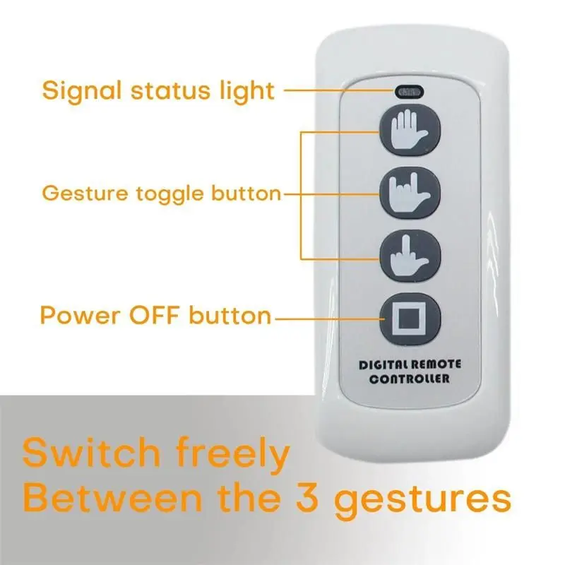 Mittelfinger Geste Licht mit Remote lustige Finger Auto Licht Straße