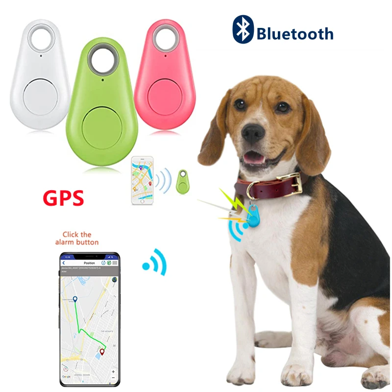 Pet Smart GPS Tracker Mini localizzatore Bluetooth anti-perso Tracer per  cane gatto portafoglio per auto per bambini ricerca chiavi collare per