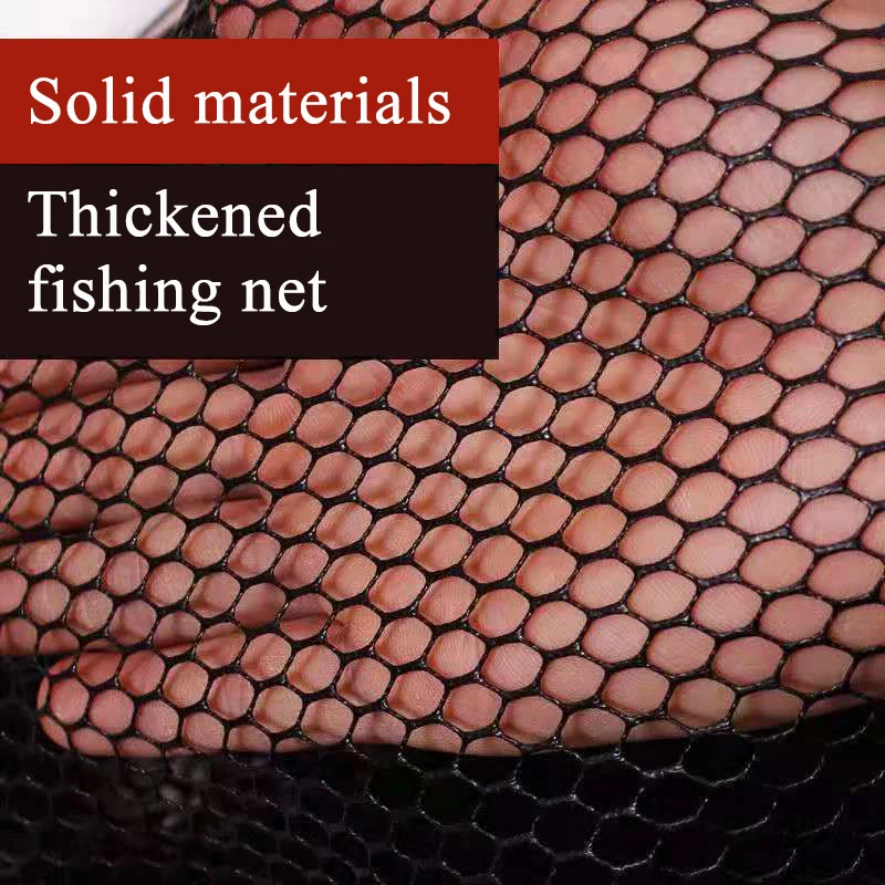 Fish Bag Stainless Steel Net Pocket Fish Protection Glued Protection Bag Folding Multi-function Thickened Fishing Net fishing landing net fishing net