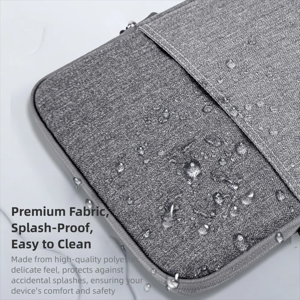 9-13.3 inch Tablet Sleeve Bag with Shoulder Strap Large Capacity eReader Storage Bag Shockproof for Samsung/Huawei/Xiaomi/Kindle