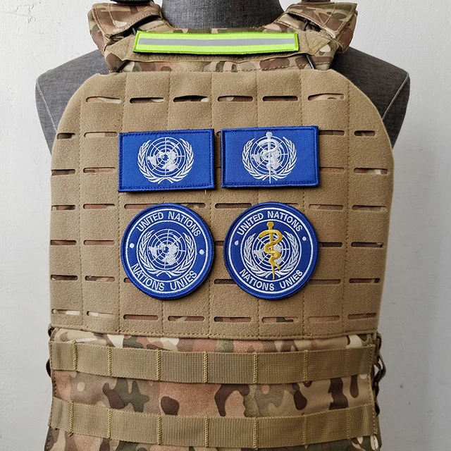  Parche táctico de velcro, insignia militar para brazalete,  parche decorativo con forma de pistola para casco de Airsoft, chaleco,  mochila MOLLE (B3) : Deportes y Actividades al Aire Libre