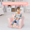 Kids Couch, Children's Sofa Armrest Chair with Pattern, Toddler Furniture w/Sturdy Wood Construction 1
