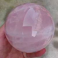 1pcNatural Rose Quartz ball Crystal Reiki Healing home office decorative craft gifts 1