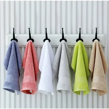 20 Colors Handkerchief Towels High Quality Cotton Small Towel Solid Color Soft Thick 34*34cm  Adults  Hand Towels toalhas