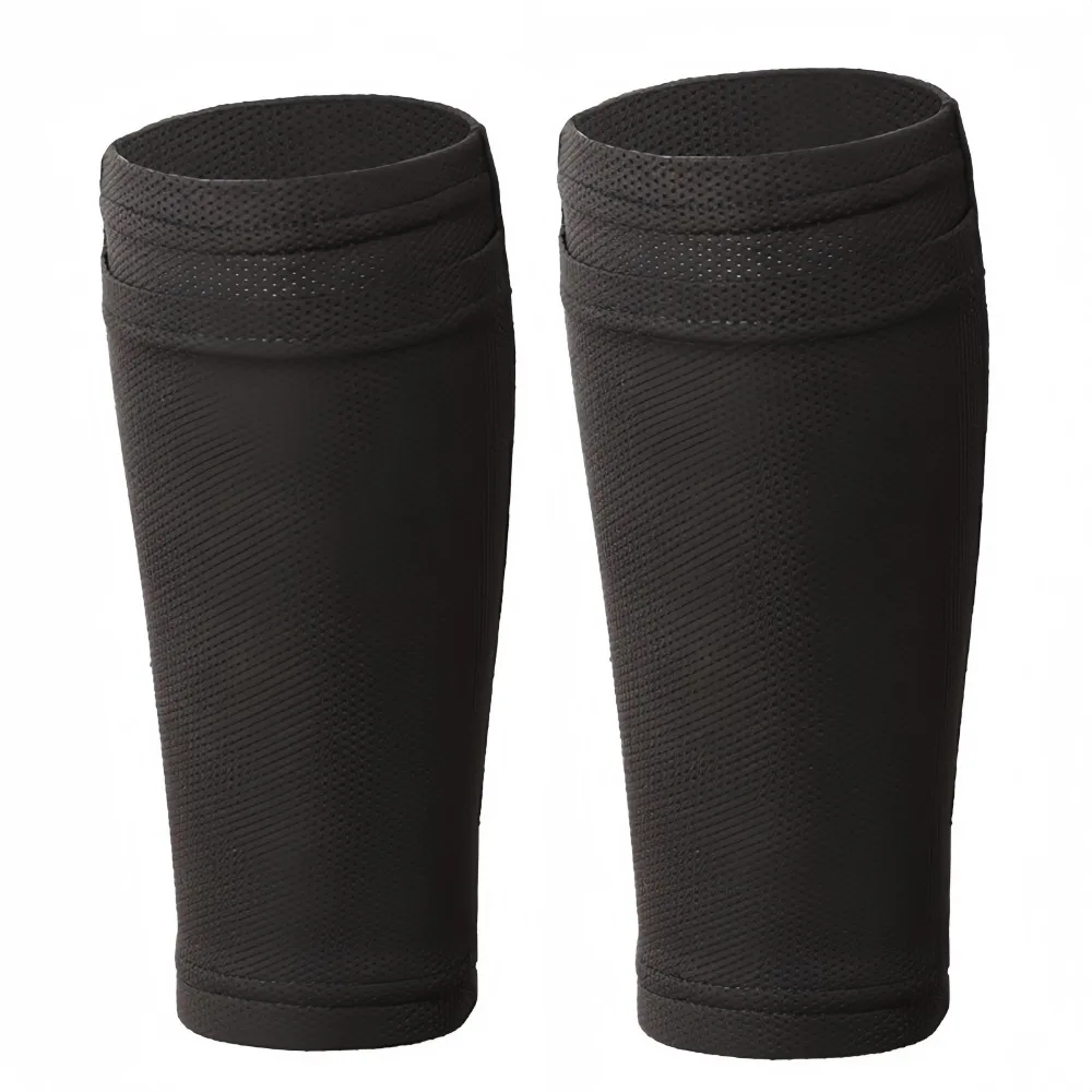 1Pair Soccer Shin Guard Football Crashproof Calf Protector Nylon Leg Sleeves Sock Shin Protector with Pocket Training Protection soccer shin guards,shin guard pads