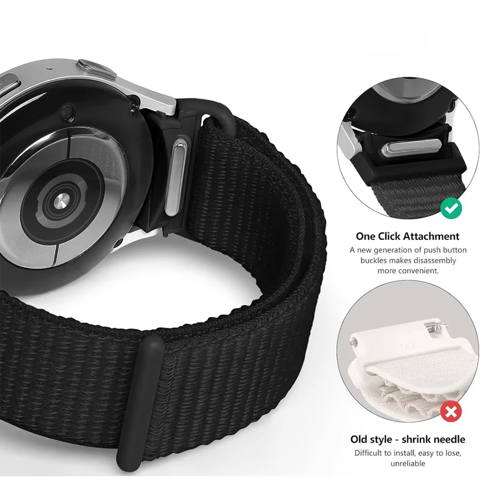 No Gaps Adjustable Nylon Strap Bracelet