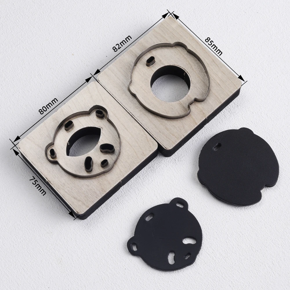 Die Cutting Knife Panda Shape Handcraft Beginner Hanging Decoration Wooden Base Tailor DIY Stable Manual Tool Punching Template