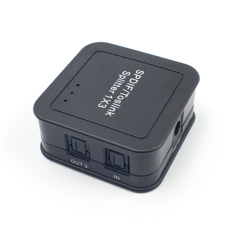 Digital Optical Audio Splitter One In Three Out SPDIF 1in3out 1X3