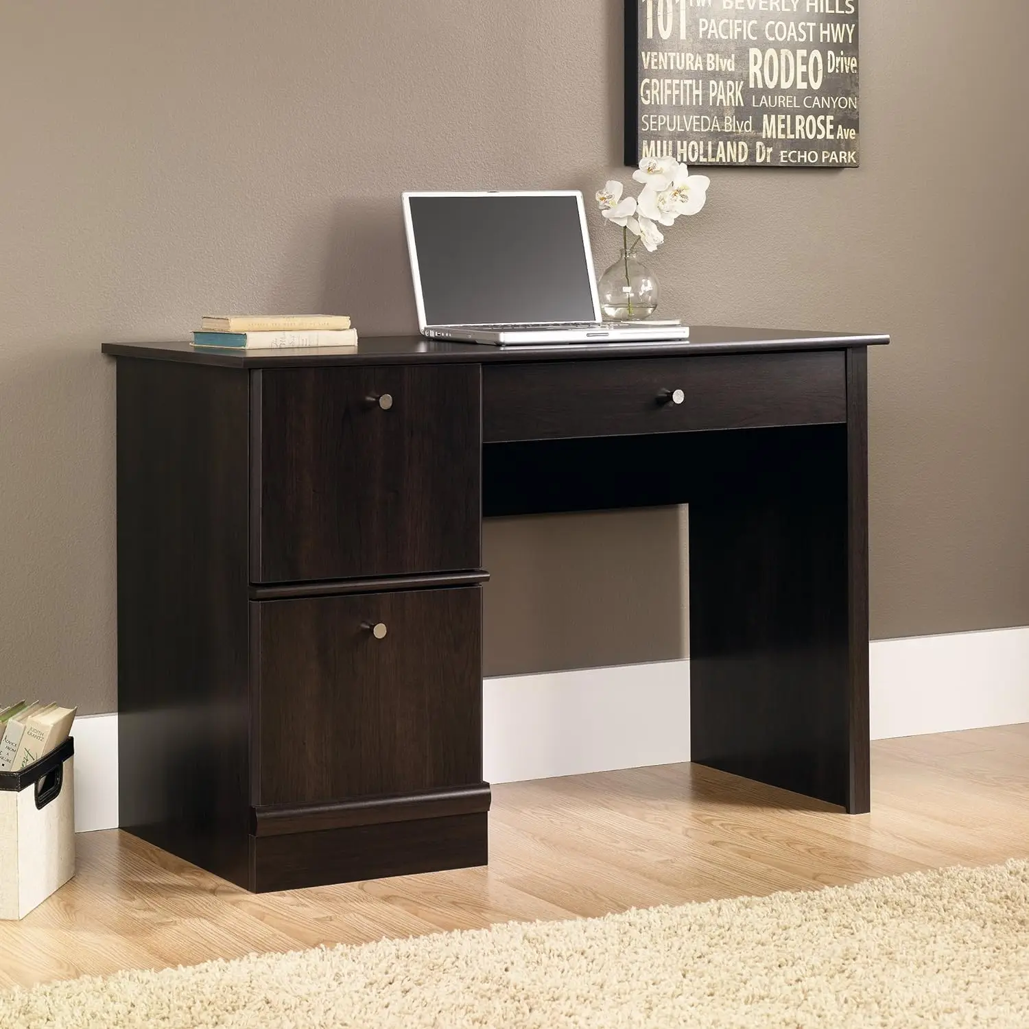 Description Picture 6 of itemComputer Desk, Brushed Maple finish