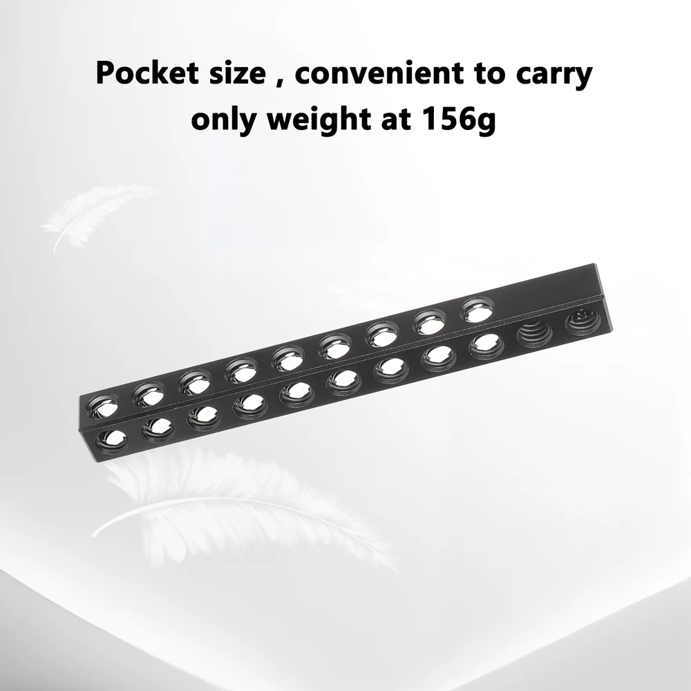 3.9" Cheese Bar Camera Rig with 1/4 Inch Screw Hole For Camera Red Rig Light-Wei