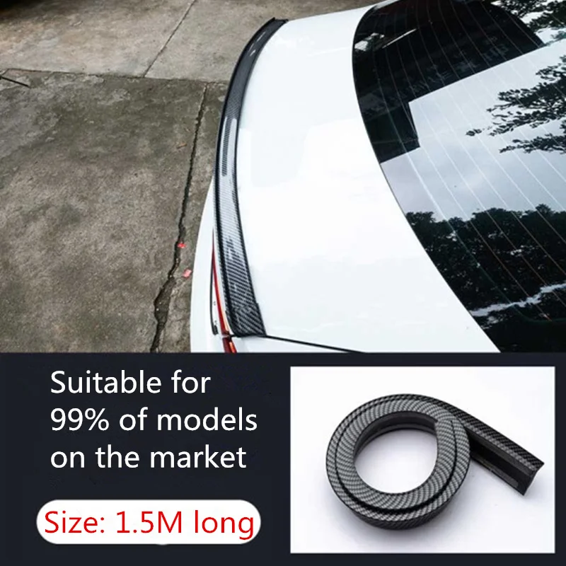 1.5M Car Styling Spoiler fai da te Refit Spoiler per Volvo S40 S60 S80 S90 V40 V60 V70 V90 XC60 XC70 XC90/Tesla Model 3 Y - Image 6