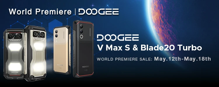 DOOGEE Blade 10 Energy Outdoor Handy Ohne Vertrag Android 15, 24GB RAM/128GB ROM 6150mAh Akku, 10,7mm ultradünn, Outdoor Smartphone, 6.56 HD 90Hz,16MP 8MP Kamera, 3 Card Slots/NFC/Face ID/OTG