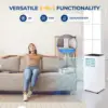 Small Air Conditioner Portable 10,000 BTU with Built-in Dehumidifier - Portable AC unit for rooms up to 450 sq ft - W 3