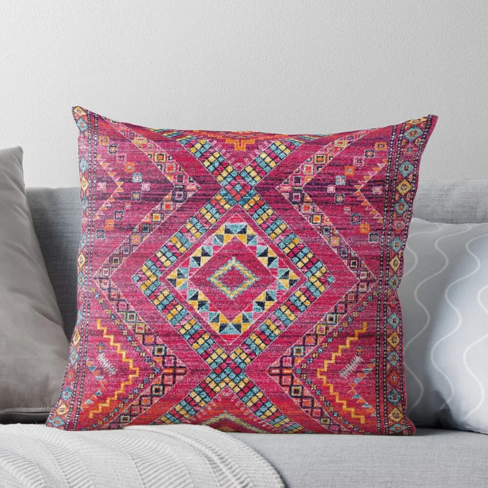 

Vintage Pink Oriental Bohemian Moroccan Artwork. Throw Pillow Sofa Covers Christmas Throw Pillows Covers