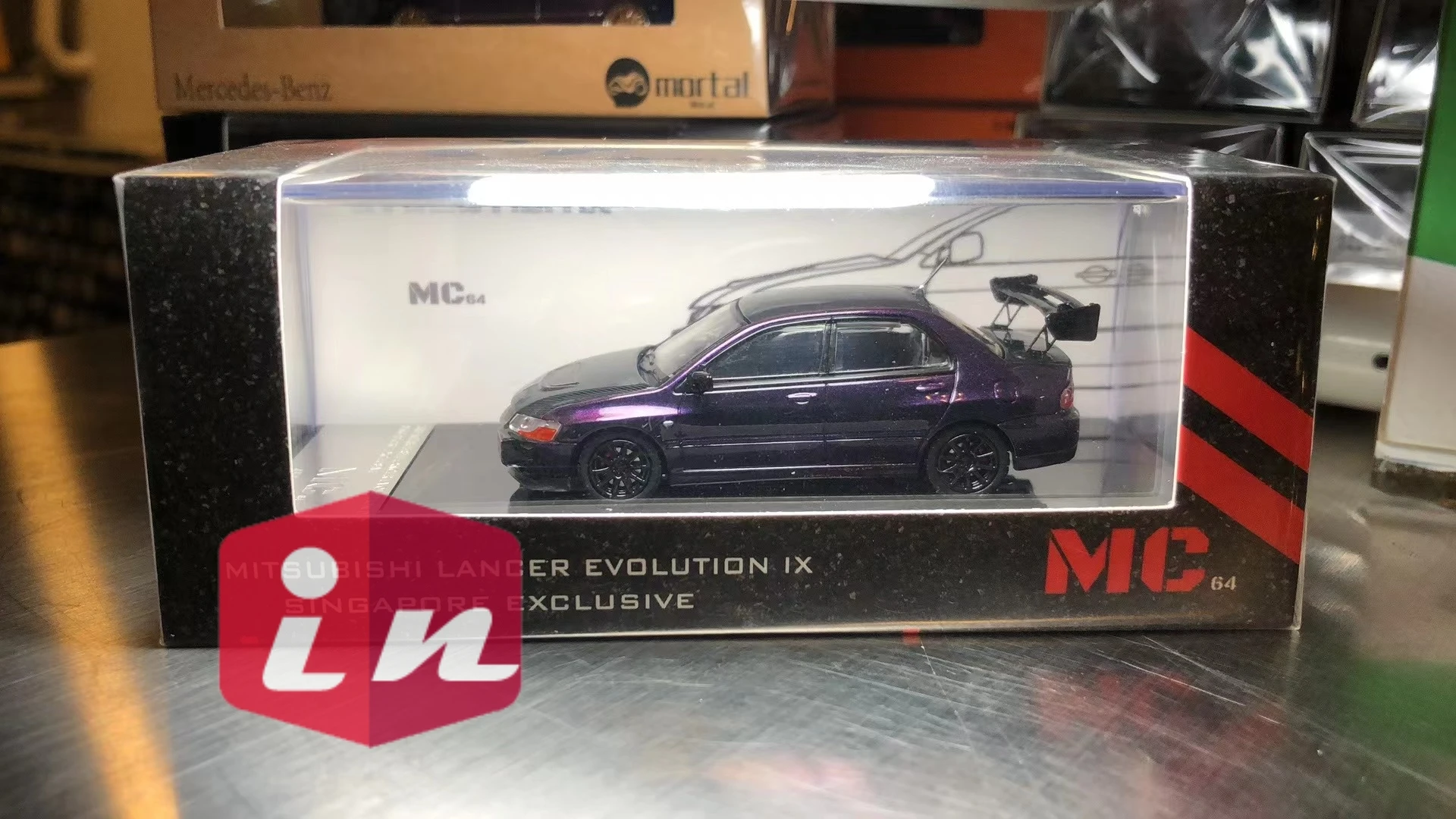 

MC64 1/64 EVO9 Singapore Exclusive Diecast Model Car Collection Limited Edition Hobby Toys