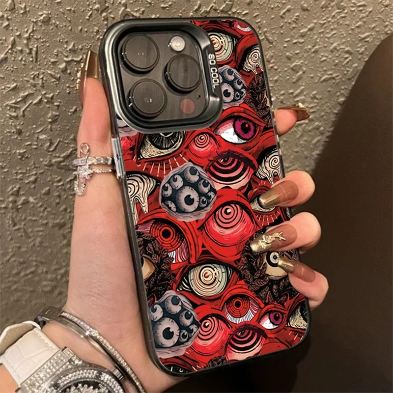 Spooky Scary Red Eye Laser Anti-Fall Phone Case