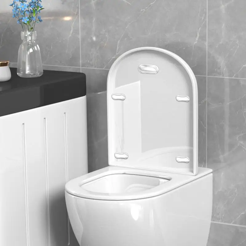 Durable Silicone Toilet Seat Bumper Toilet Seat Sticking er Attachment Shockproof Lid Pads Accessories