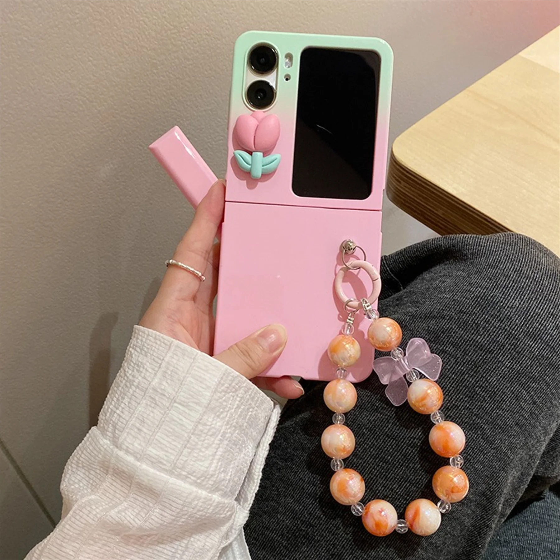Funda Trasera De Lujo Para Oppo Find N2 Flip 5G, Carcasa Dura Delgada