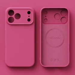 Premium Liquid Silicone Magnetic Phone Case with Magsafe Compatibility - 17Air (Pitaya)