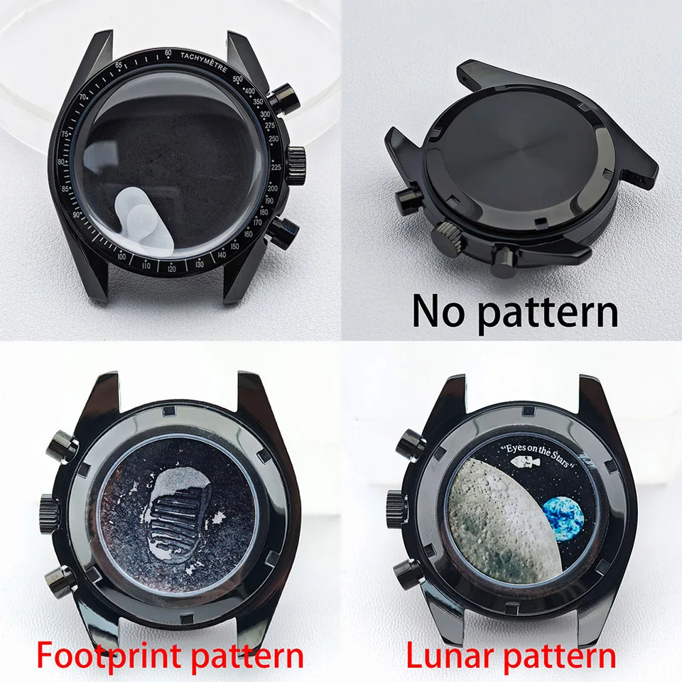 男性用金属ケース,時計ケース20mm,vk63ムーブメントに適合