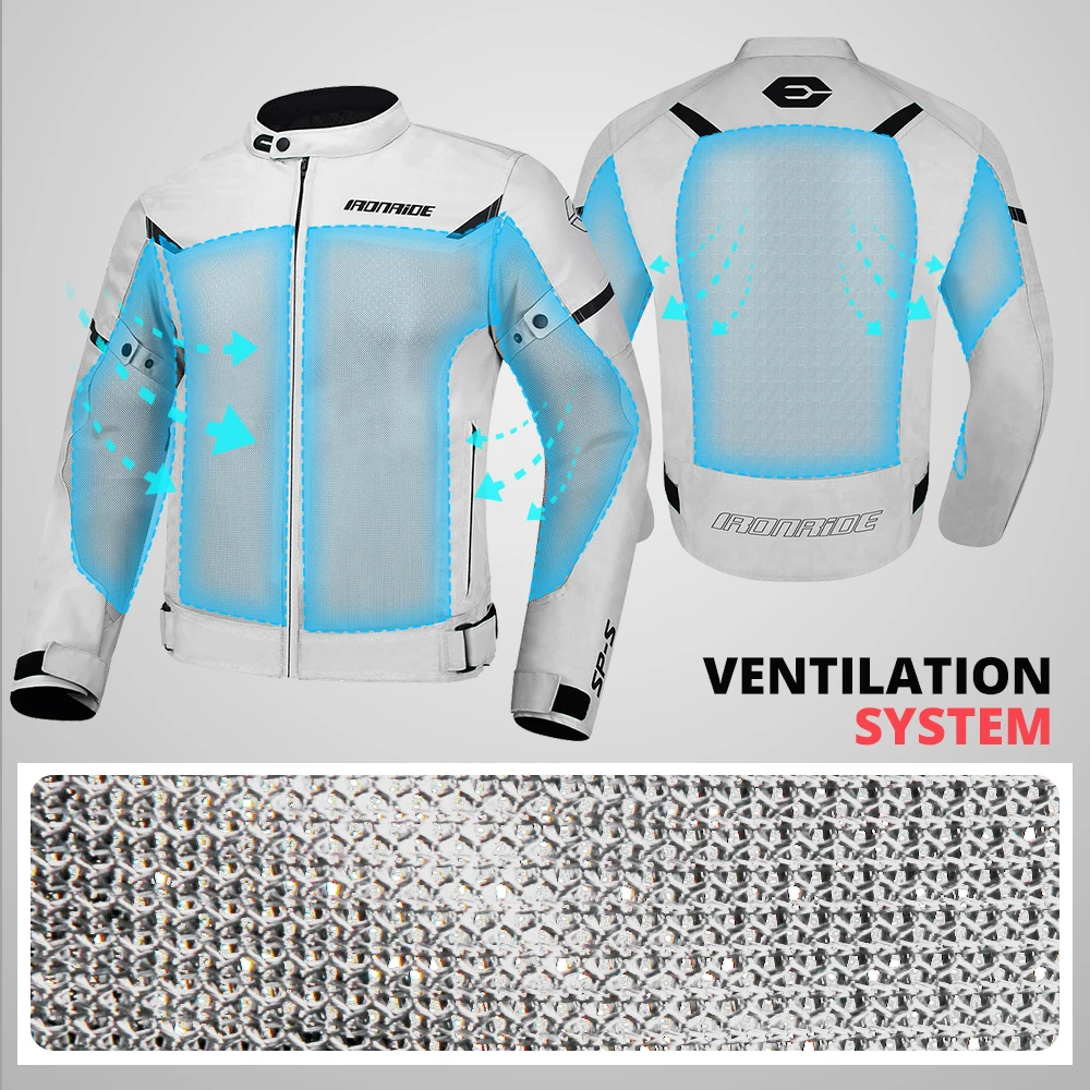 여름 오토바이 재킷, 통기성 사이클링 오프로드 재킷, 야외 사이클링 편안한 레이싱 착용 보호복 재킷